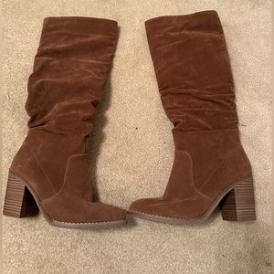 Brown 3 in heel boots never work